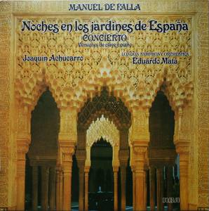 Manuel De Falla - Noches En Los Jardines De Espa~na / Concierto (Versiones De Clave Y Piano)